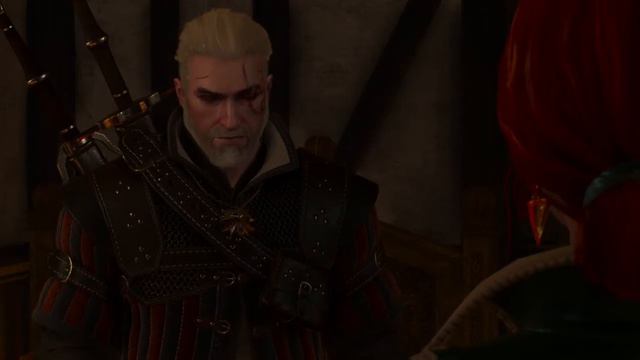 The Witcher 3: Wild Hunt- Triss and the mark on Geralts face смотреть онлайн