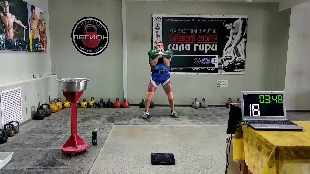 Чернов Михаил Т 86 подъемов, гиря 24 кг смотреть онлайн