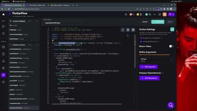 @FlutterFlow makes it easy to upload any file type to @Firebase смотреть онлайн