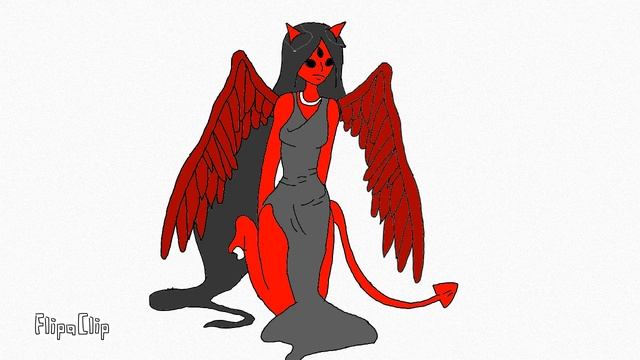 Я в виде демона (я оооочень долго рисовала) смотреть онлайн