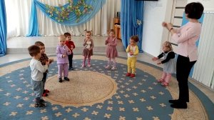 Танец "Весёлый каблучок". Первая младшая группа №1