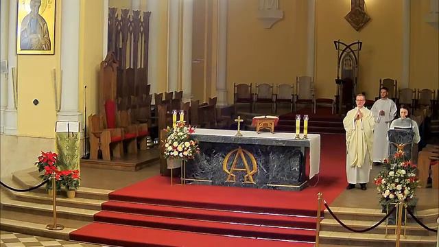 Св. Месса 24.01.2022 в 19:00 смотреть онлайн