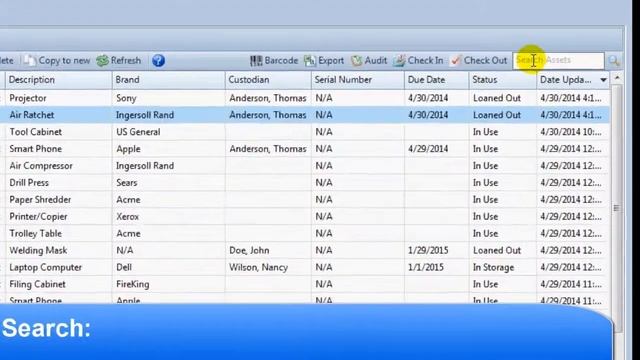 How To Locate An Asset Record In Asset Manager Software. смотреть онлайн