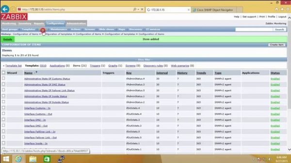 Zabbix Part 3: How to Monitor Cisco ASA Firewall by Zabbix