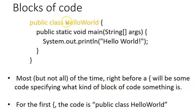 03 deconstructing HelloWorld java смотреть онлайн