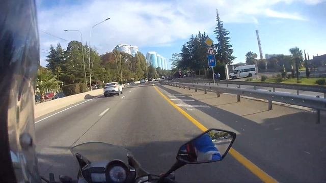 Сочинский отпуск, день 3. 15.10.2023г. Мотопоездка на тайники геокэшинга.