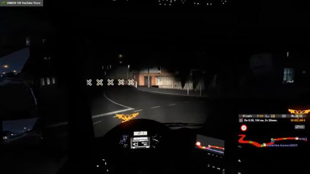 Euro Truck Simulator 2 Версия 1.44.1.9 Катаю в четыре прицепа в конвои в серия два смотреть онлайн