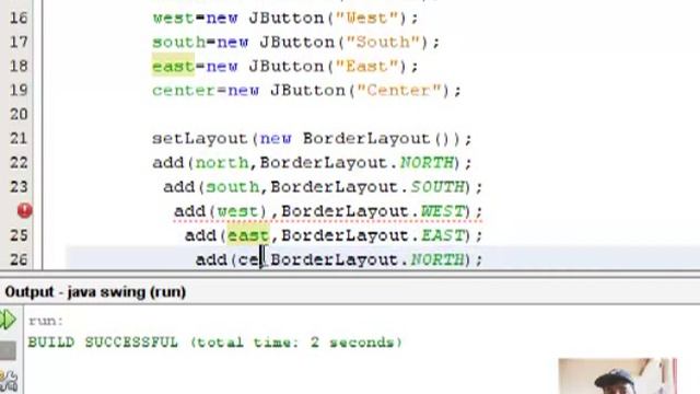 Java Swing Tutorial 7 -BorderLayout Manager смотреть онлайн