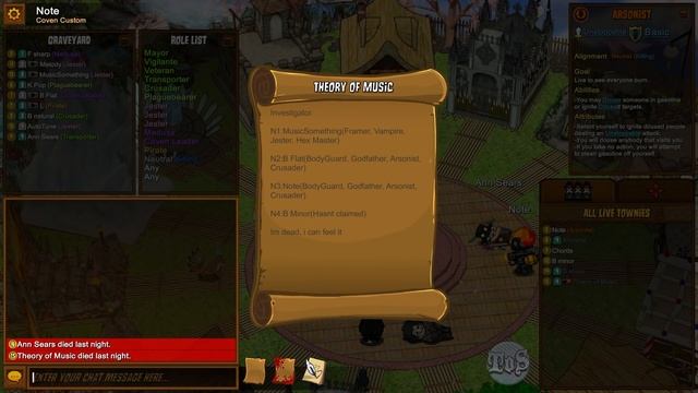 EPIC ARSONIST GAME | Town of Salem смотреть онлайн
