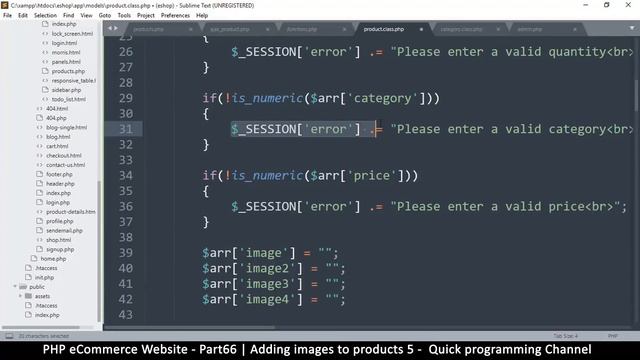 #66 PHP Ecommerce website development | Adding images to products 5 | MVC OOP - Quick programming смотреть онлайн