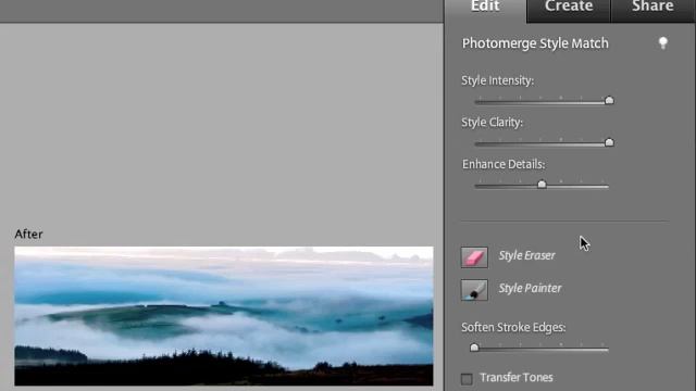 Adobe Photoshop Elements 9 - Photomerge style match смотреть онлайн
