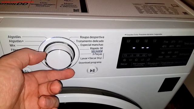 LG Washer Dryer Inverter Direct Drive 8/5 Kg F4J6TM0W: Sports Wear Program. How To Use