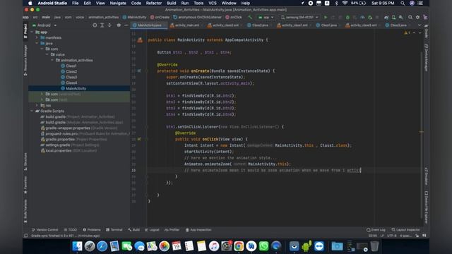 How to add animation between the Activities in Android Studio | Java & XML | Source Code | Codrax смотреть онлайн