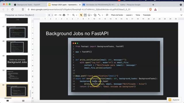 #48 - Background Tasks - Python e FastAPI смотреть онлайн