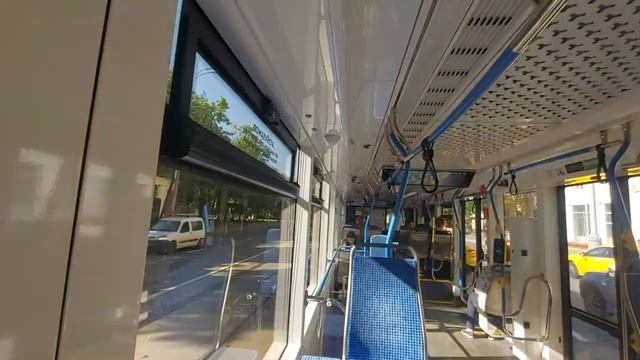 Поездка на трамвае 71-911ЕМ "Львёнок" №30623. На маршруте №6  Метро "Сокол" - Братцево. смотреть онлайн