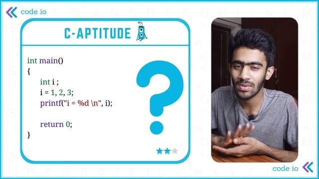 i = 1,2,3 | C-Aptitude | Ep-7 | Interview Preparation | Tamil | code io смотреть онлайн