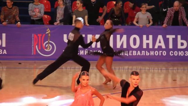 Евтушенко Даниил - Потерина Ксения. Румба. 1/16F. Чемпионат РТС 2019шенко смотреть онлайн