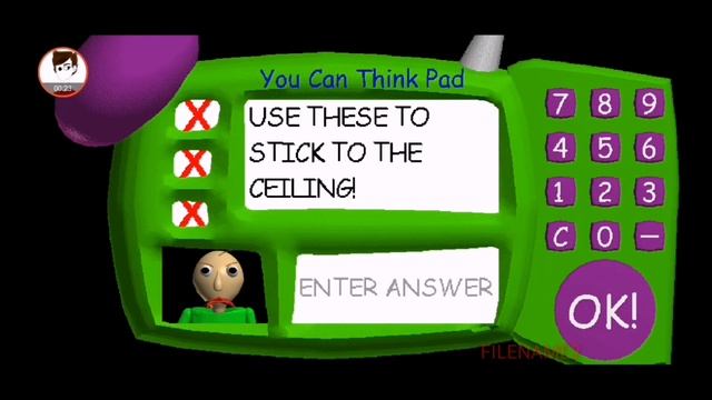 Секретные коды в игре Baldi's Basics Classic на Android (Оригинал) смотреть онлайн