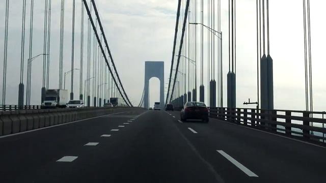 Verrazano-Narrows Bridge eastbound (Upper Level) смотреть онлайн