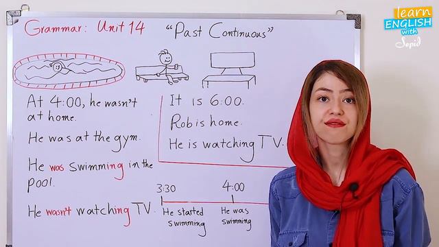 Grammar in Use - Past Continuous смотреть онлайн