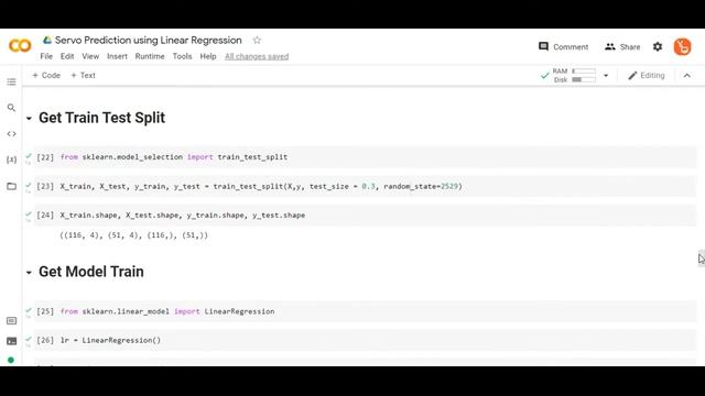 Servo Prediction using Linear Regression | Python | Project | Real World Example | Tutorial Hands-O смотреть онлайн
