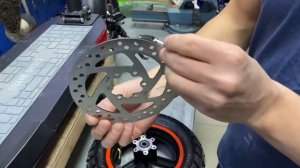 ТОРМОЗНОЙ ДИСК KUGOO M4/PRO | УСТАНОВКА