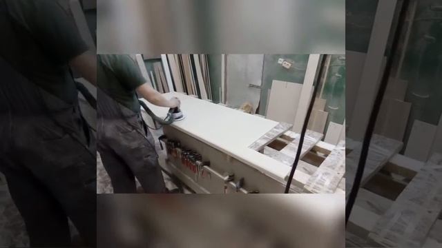 Шлифовка подоконника из акрилового камня смотреть онлайн