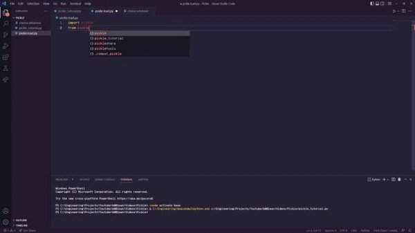 Using The Python Pickle Module