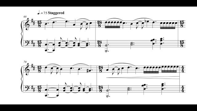 Niall Tormey - Sketch Block Sunder for Piano (2018) [Score-Video] смотреть онлайн