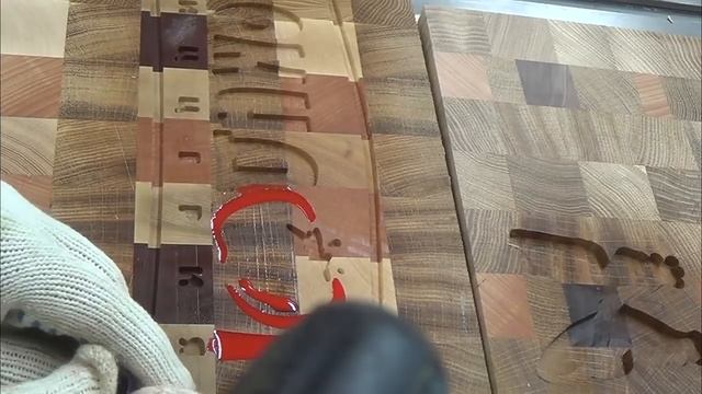 Такого в магазине не купить! Подарочная торцевая доска! своими рками!!! КАК ВСЕ ПРОСТО! смотреть онлайн
