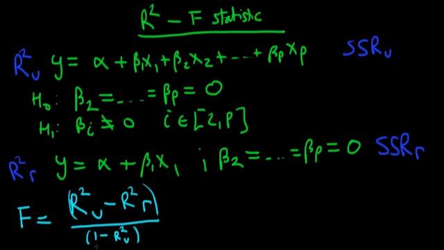 The F test - R Squared form смотреть онлайн