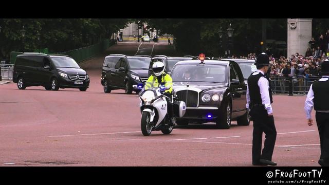 London Metropolitan Police | Special Escort Group escorting Royal Family смотреть онлайн
