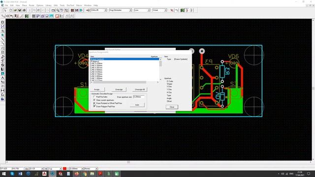 Создание Gerber файлов в P-CAD // Список Gerber файлов // Просмотр Gerber в CAM