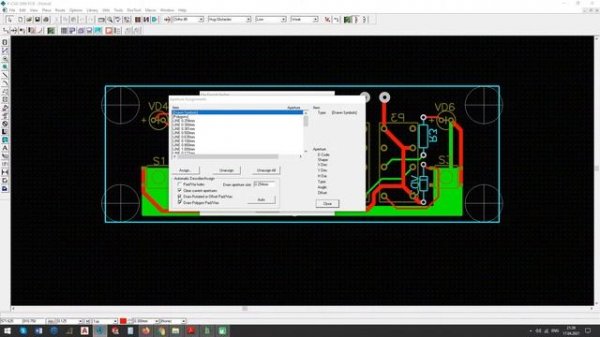 Создание Gerber файлов в P-CAD // Список Gerber файлов // Просмотр Gerber в CAM