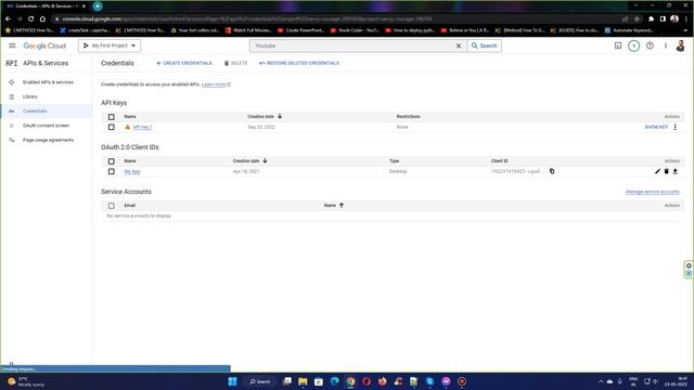 How to Enable YouTube API and Authorize Json File смотреть онлайн