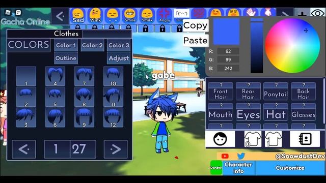 how to make a boy in Gacha Online roblox смотреть онлайн