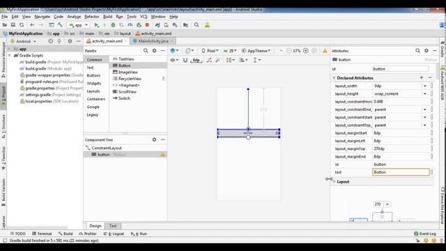 How To Use Button In Android in Tamil (Android Course in Tamil) [Class - 7] смотреть онлайн