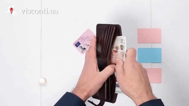 Мужской Кошелек Visconti Tsc47 Riccardo Tuscany Кожаный Аксессуар смотреть онлайн