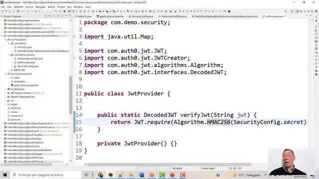 Spring Security - JWT смотреть онлайн