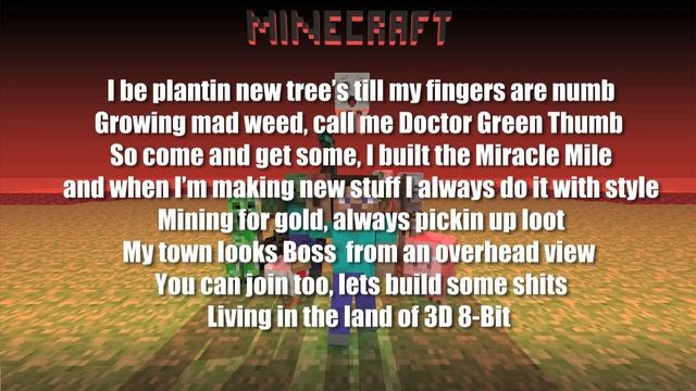 MINECRAFT RAP | TEAMHEADKICK (Lyrics) смотреть онлайн