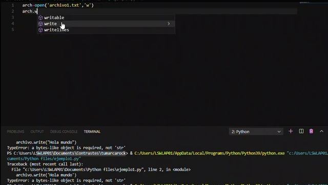 Crear Archivos en Python смотреть онлайн