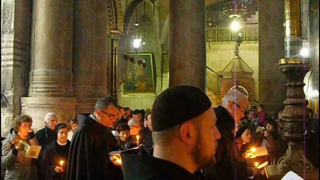 Храм Гроба Господня. Иерусалим Католическая служба в Храме Гроба Господня смотреть онлайн