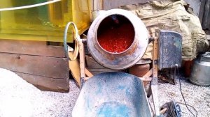 Декоративный цветной щебень. цветная крошка. Окраска щебня. покраска декоративного щебня