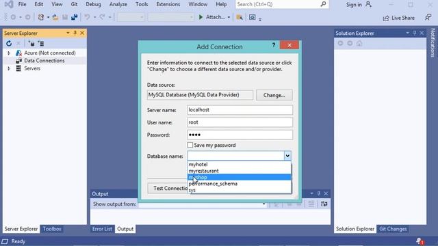 MySQL For Visual Studio 2019: Connect To MySQL Using Visual Studio 2019