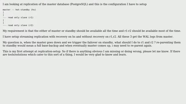 DevOps & SysAdmins: PostgreSQL replication смотреть онлайн