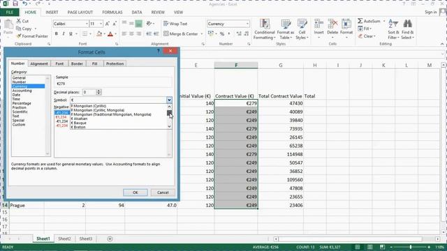 Online Excel - Formatting Worksheets - Part 3 смотреть онлайн