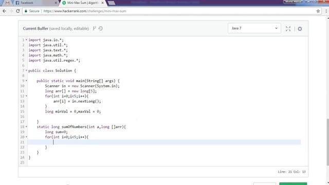Hackerrank Mini Max Sum Solution Algorithms Java Version смотреть онлайн