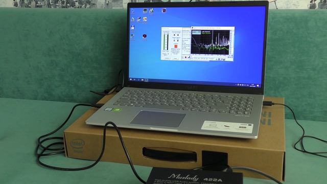 Muslady 422A Внешняя USB звуковая карта. Снятие АЧХ. смотреть онлайн
