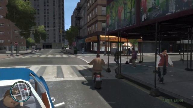 Grand Theft Auto IV прохождение #30 - погоня за байкерами в метро, помощь Деррику смотреть онлайн
