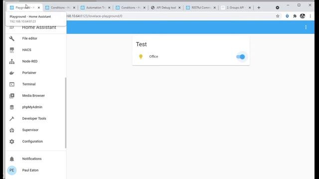 Smart Home: API calls from Home Assistant to Philips Hue. смотреть онлайн